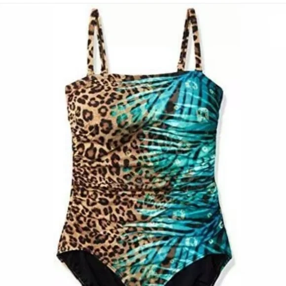 COCO Reef Jasper Bandeau One Piece Swimsuit - Picture 7 of 11